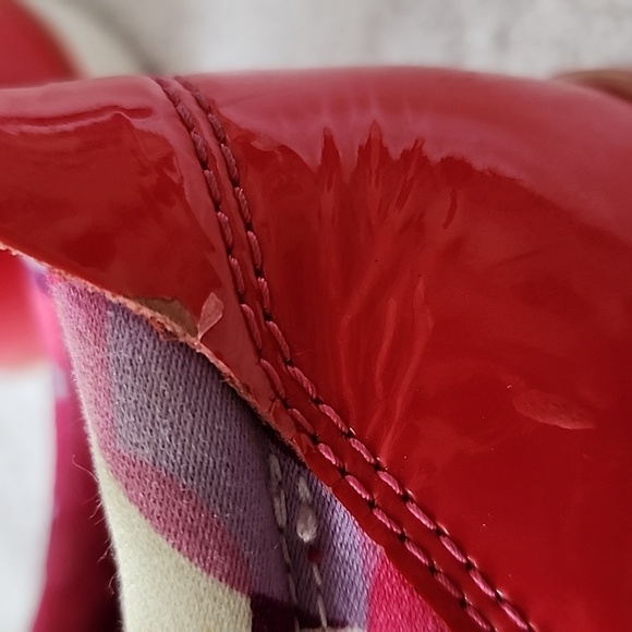 Coach Women's Barrett Pink and Purple Sneaker Size 8 Preowned - Picture 12 of 12